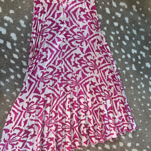 Mango Printed Pleated Skirt XXS - Picture 5 of 6